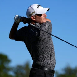 PUMA Golf PUMA Men's CLOUDSPUN Petal Golf Polo Shirt -Best Golf Shop 410736 QuietShade Black PUMA Golf Mens CLOUDSPUN Petal Polo Shirt 7