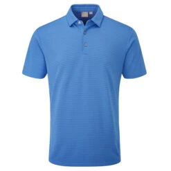 PING Men's Halcyon Golf Polo Shirt -Best Golf Shop 411469 FrenchBlue PING Mens Halcyon Polo Shirt 1