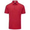 PING Men's Halcyon Golf Polo Shirt 2 PING Men's Halcyon Golf Polo Shirt -Best Golf Shop 411469 Poppy PING Mens Halcyon Polo Shirt 1