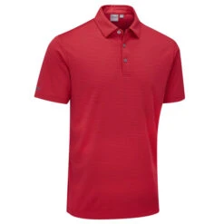 PING Men's Halcyon Golf Polo Shirt -Best Golf Shop 411469 Poppy PING Mens Halcyon Polo Shirt 2