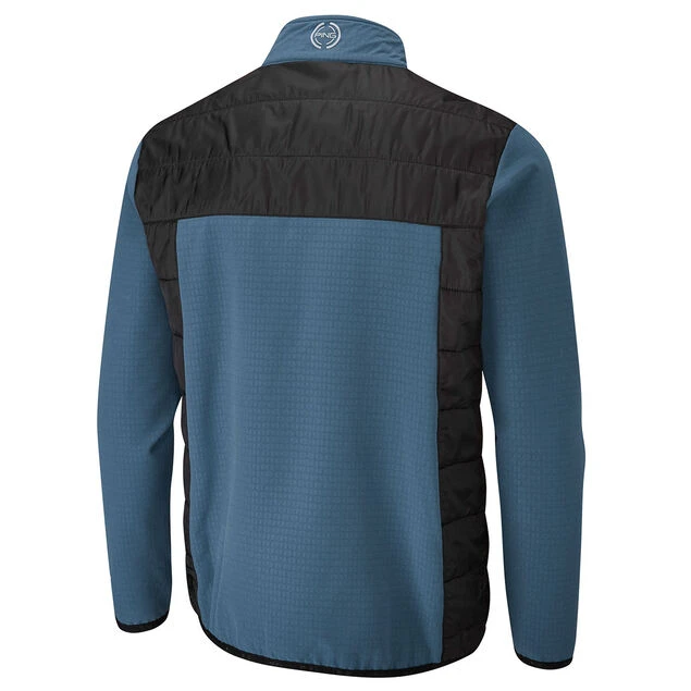 PING Men's Norse S4 Zoned Golf Jacket PING Men's Norse S4 Zoned Golf Jacket -Best Golf Shop 411563 Stormcloud Black PING Norse S4 Zoned Midlayer 2
