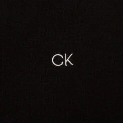 Calvin Klein Men's Knitted 1/2 Zip Golf Mid Layer -Best Golf Shop 411838 Black Calvin Klein Mens Knitted Half Zip Golf Mid Layer 4