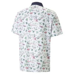 PUMA Golf PUMA Men's MATTR Lagoon Golf Polo Shirt 3 PUMA Golf PUMA Men's MATTR Lagoon Golf Polo Shirt -Best Golf Shop 412523 White Flamingo PUMA Mens MATTR Lagoon Golf Polo Shirt 2