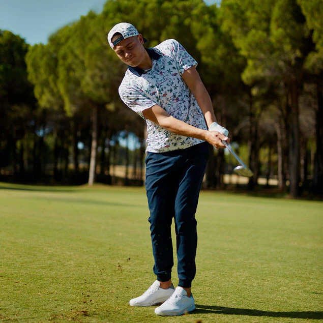 PUMA Men's MATTR Lagoon Golf Polo Shirt PUMA Golf PUMA Men's MATTR Lagoon Golf Polo Shirt -Best Golf Shop 412523 White Flamingo PUMA Mens MATTR Lagoon Golf Polo Shirt 4