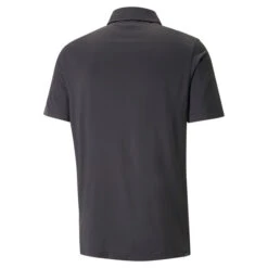 PUMA Golf PUMA Men's MATTR Grind Golf Polo Shirt -Best Golf Shop 412619 Black White PUMA Mens MATTR Grind Golf Polo Shirt 2
