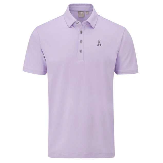 PING Men's Mr. Ping Golf Polo Shirt PING Men's Mr. Ping Golf Polo Shirt -Best Golf Shop 412904 Lilac PING Mens MrPing Golf Polo Shirt 1