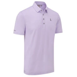 PING Men's Mr. Ping Golf Polo Shirt 17 PING Men's Mr. Ping Golf Polo Shirt -Best Golf Shop 412904 Lilac PING Mens MrPing Golf Polo Shirt 3