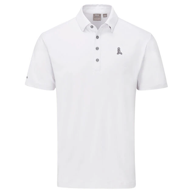 PING Men's Mr. Ping Golf Polo Shirt PING Men's Mr. Ping Golf Polo Shirt -Best Golf Shop 412904 White PING Mens MrPing Golf Polo Shirt 1