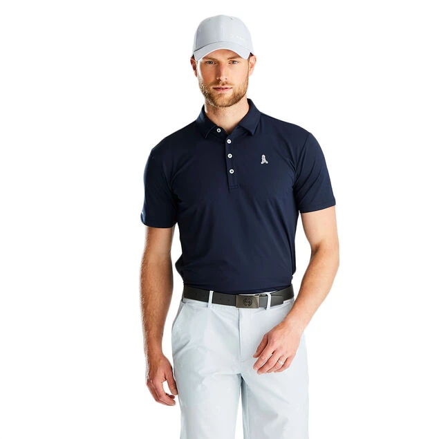 PING Men's Mr. Ping Golf Polo Shirt PING Men's Mr. Ping Golf Polo Shirt -Best Golf Shop 412904 navy model 2
