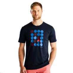 PING Men's Split Ball Golf T-Shirt -Best Golf Shop 412995 navy model 3