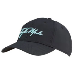 TaylorMade Ladies Script Golf Cap -Best Golf Shop 413647 Black White TaylorMade Ladies Script Golf Cap 1