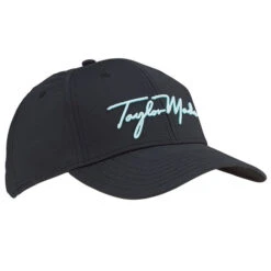 TaylorMade Ladies Script Golf Cap -Best Golf Shop 413647 Black White TaylorMade Ladies Script Golf Cap 2