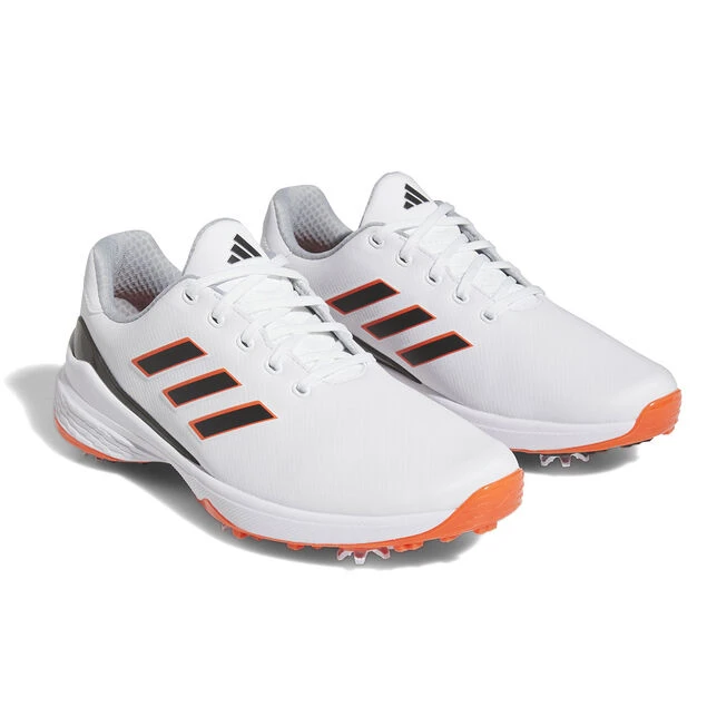 adidas Men's ZG23 Waterproof Spiked Golf Shoes Adidas Golf Adidas Men's ZG23 Waterproof Spiked Golf Shoes -Best Golf Shop 413720 White Silver White adidas Mens ZG23 Waterproof Spiked Golf Shoes 5