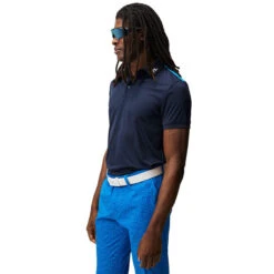 J.Lindeberg Men's Jeff Golf Polo Shirt -Best Golf Shop 413998 Navy JLindeberg Mens Jeff Golf Polo Shirt 6