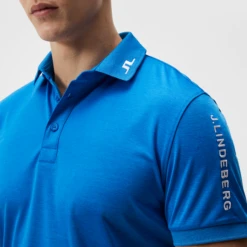 J.Lindeberg Men's Tour Tech Golf Polo Shirt -Best Golf Shop 414402 LapisBlue JLindeberg Mens Tour Tech Golf Polo Shirt 6