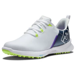 FootJoy Ladies Fuel Sport Waterproof Spikeless Golf Shoes -Best Golf Shop 415027 Navy White Green FootJoy Ladies Fuel Sport Waterproof Spikeless Golf Shoes 4