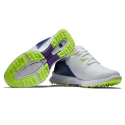 FootJoy Ladies Fuel Sport Waterproof Spikeless Golf Shoes -Best Golf Shop 415027 Navy White Green FootJoy Ladies Fuel Sport Waterproof Spikeless Golf Shoes 7