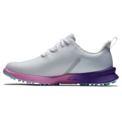 FootJoy Ladies Fuel Sport Waterproof Spikeless Golf Shoes -Best Golf Shop 415027 White Purple Pink FootJoy Ladies Fuel Sport Waterproof Spikeless Golf Shoes 2