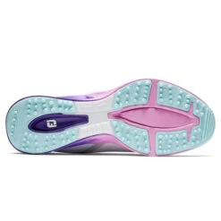 FootJoy Ladies Fuel Sport Waterproof Spikeless Golf Shoes -Best Golf Shop 415027 White Purple Pink FootJoy Ladies Fuel Sport Waterproof Spikeless Golf Shoes 3
