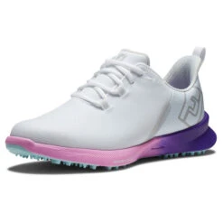 FootJoy Ladies Fuel Sport Waterproof Spikeless Golf Shoes -Best Golf Shop 415027 White Purple Pink FootJoy Ladies Fuel Sport Waterproof Spikeless Golf Shoes 4