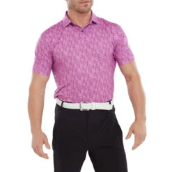 FootJoy Men's Glass Print Golf Polo Shirt