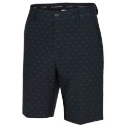 Greg Norman Men's Microlux Hybrid Shark Print Golf Shorts