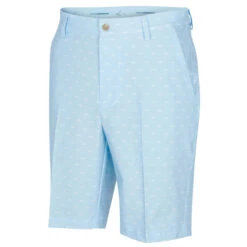Greg Norman Men's Microlux Hybrid Shark Print Golf Shorts 6 Greg Norman Men's Microlux Hybrid Shark Print Golf Shorts -Best Golf Shop 416637 MistyBlue Greg Norman Mens Microlux Hybrid Shark Print Golf Shorts 1