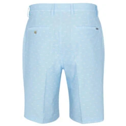 Greg Norman Men's Microlux Hybrid Shark Print Golf Shorts 7 Greg Norman Men's Microlux Hybrid Shark Print Golf Shorts -Best Golf Shop 416637 MistyBlue Greg Norman Mens Microlux Hybrid Shark Print Golf Shorts 2
