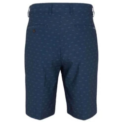 Greg Norman Men's Microlux Hybrid Shark Print Golf Shorts 9 Greg Norman Men's Microlux Hybrid Shark Print Golf Shorts -Best Golf Shop 416637 Navy Greg Norman Mens Microlux Hybrid Shark Print Golf Shorts 2