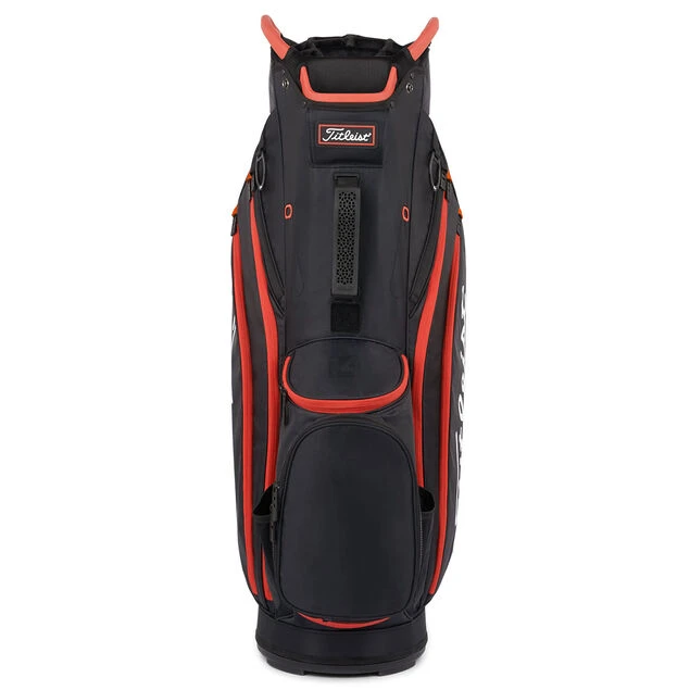 Titleist 14 Golf Cart Bag Titleist 14 Golf Cart Bag -Best Golf Shop 418254 Black Black Red Titleist 14 Golf Cart Bag 3