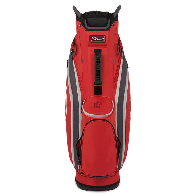Titleist 14 Golf Cart Bag Titleist 14 Golf Cart Bag -Best Golf Shop 418254 DarkRed Graphite Grey Titleist 14 Golf Cart Bag 2