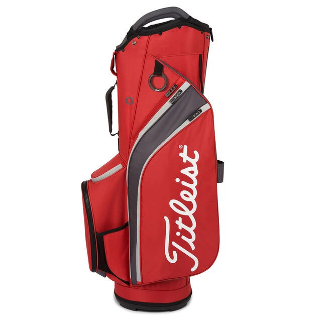 Titleist 14 Golf Cart Bag Titleist 14 Golf Cart Bag -Best Golf Shop 418254 DarkRed Graphite Grey Titleist 14 Golf Cart Bag 3
