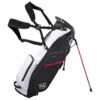 Wilson Staff Wilson EXO Lite Golf Stand Bag -Best Golf Shop 418762 Black White Red Wilson EXO Lite Golf Stand Bag 1 1