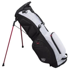 Wilson Staff Wilson EXO Lite Golf Stand Bag -Best Golf Shop 418762 Black White Red Wilson EXO Lite Golf Stand Bag 2
