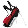 TaylorMade FlexTech Golf Stand Bag -Best Golf Shop 419576 Black Red Silver TaylorMade FlexTech Golf Stand Bag 1