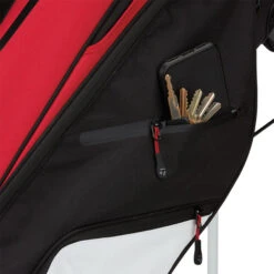 TaylorMade Flextech Crossover Golf Stand Bag -Best Golf Shop 420051 Black Red Silver TaylorMade Flextech Crossover Golf Stand Bag 5