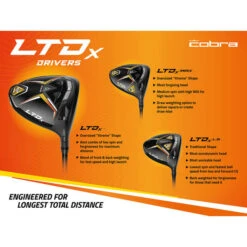 COBRA King LTDx LS Golf Driver -Best Golf Shop COBRA LTDx Driver x3 Graphic